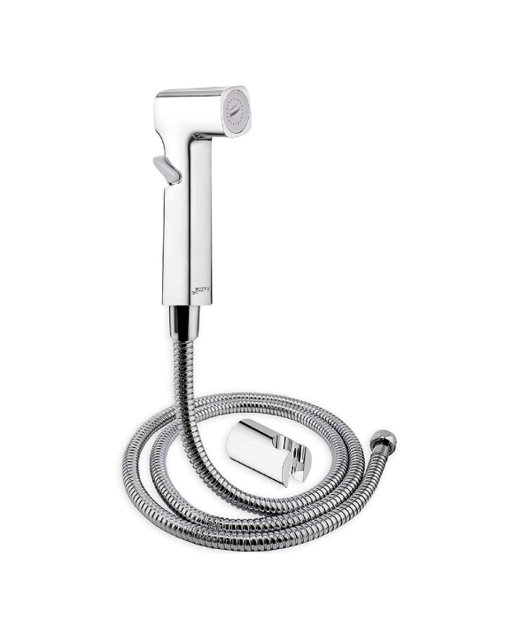 Goeka Push Type Square Health Faucets 1mtr. S.S Tube with ABS Hook HF-1029