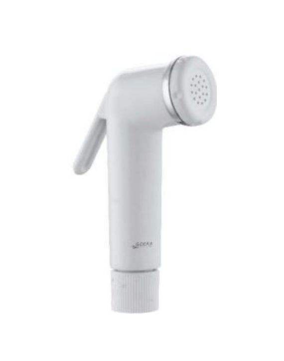 Goeka Milano White 1 Mtr. Health Faucet PVC Tube with Hook HS-1042