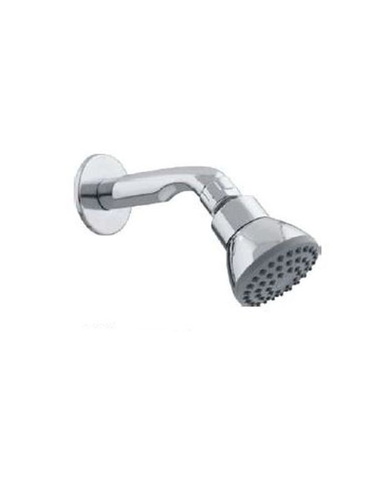 Goeka Single Flow Eco Shower With 6" Fancy Brass Arm & Flange SH-1011A