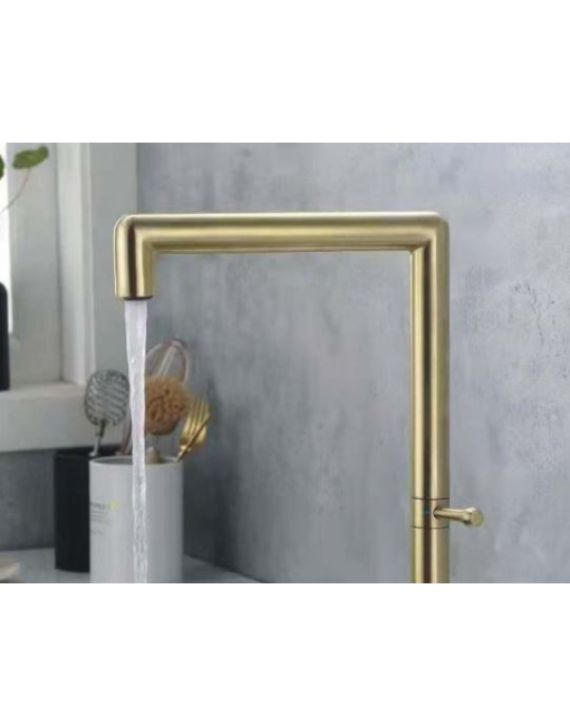 Goeka Gold Finish Single Lever Sink Mixer SL-1007G