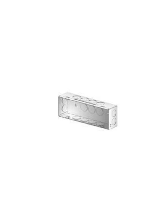 Goldmedal Galvanized 8 H Module Flush Mounting Metal Gang Box-GF70805