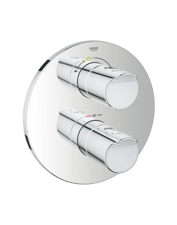 Grohe Grohtherm 2000 Thermostat With Integrated 2-Way Diverter For Bath Or Shower With More Than One Outlet-Chrome-19355001