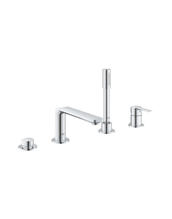 Grohe Lineare Four-HoleSingle-Lever Bath Combination-Chrome-19577001