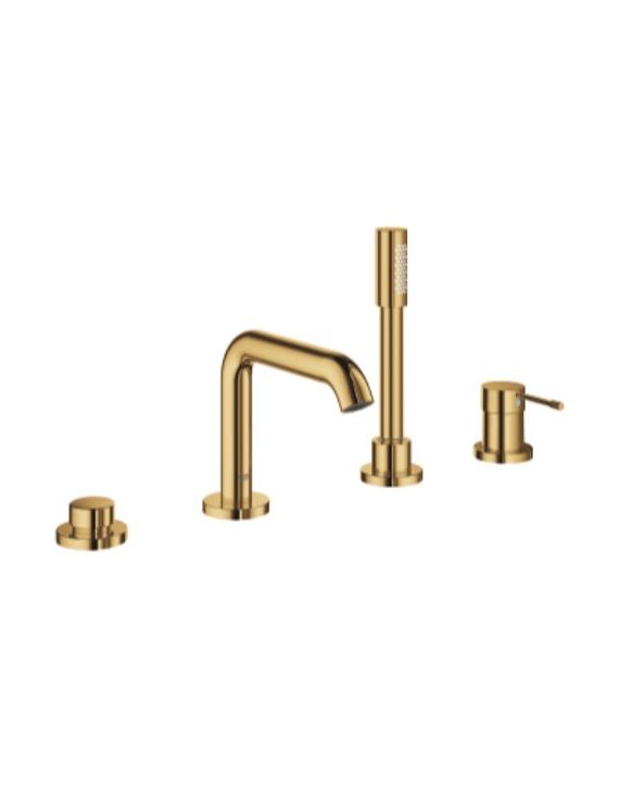Grohe Essence Four-Hole Single-Lever Bath Combination-Cool Sunrise-19578GL1