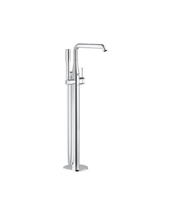Grohe Essence Single-Lever Bath Mixer 1/2Inch Floor Mounted-Chrome-23491001