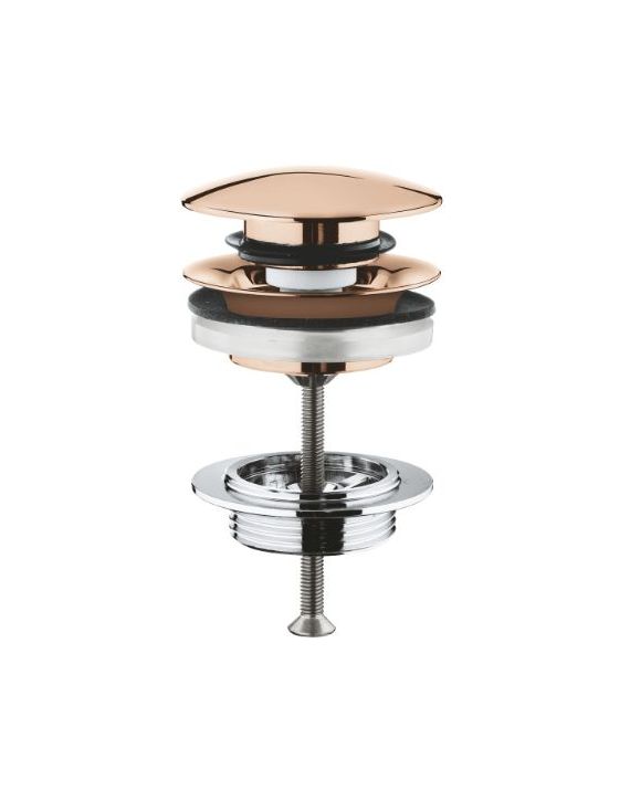 Grohe Waste Set With Push-Open Plug-Warm Sunset-65807DA0