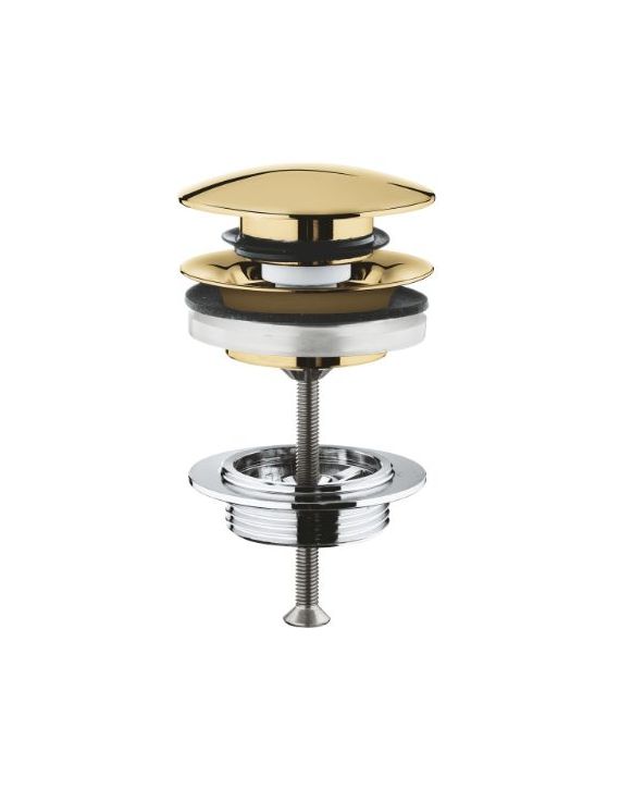 Grohe Waste Set With Push-Open Plug-Cool Sunrise-65807GL0