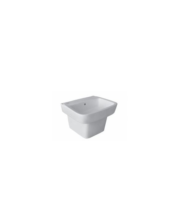Glocera Integrated Pedestal Basin Valerio GS/SP/59002-Ivory
