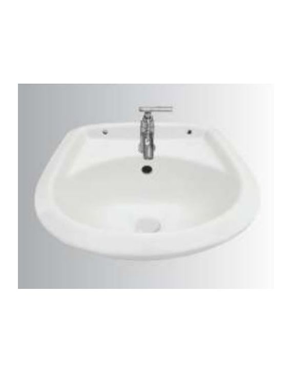 Hagar Alfa 380x310x140mm White Wall Hung Wash BasinHagar-HA006004