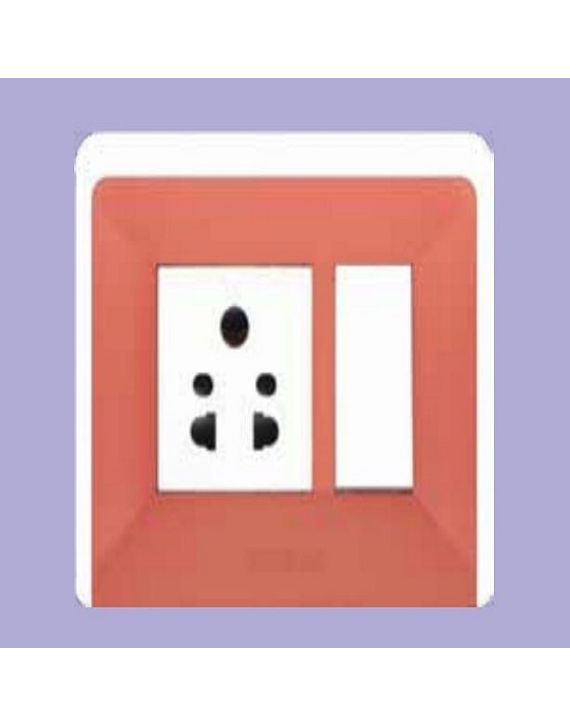 Havells Coral Magna Salmon Red 6M Outer Plate
