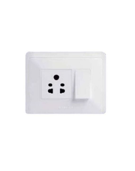 Havells Coral Magna White 2M Outer Plate