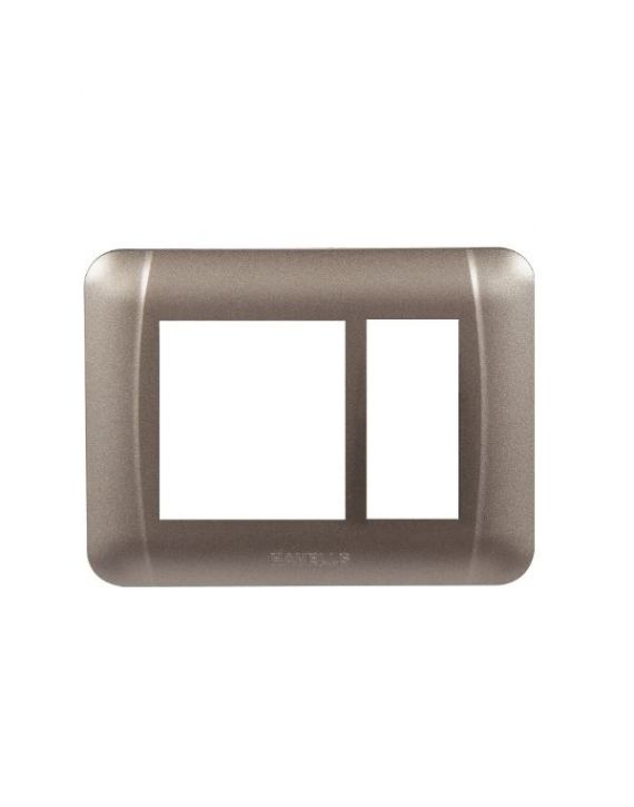 Havells Oro Metallica Dusky Bronze 3M Combined Cover Plate