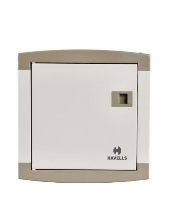 Havells QVE Regal Grey 16 Way Single Pole Neutral Single Door DB