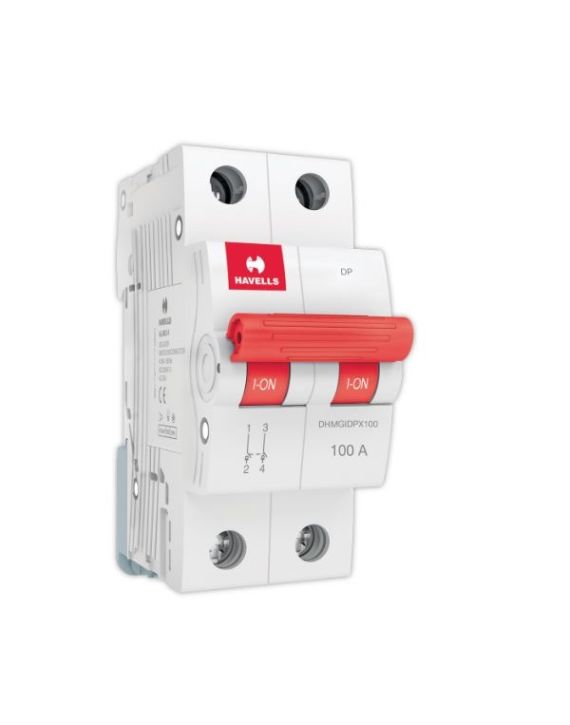 Havells 100A Double Pole MCB Isolator