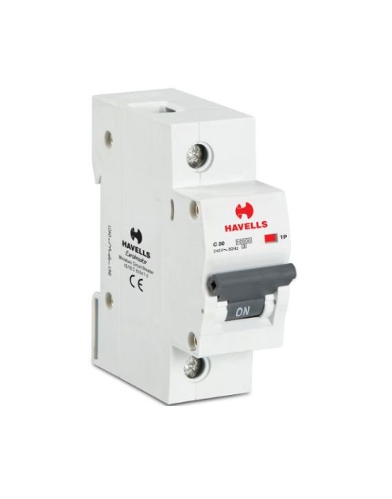 Havells 80A Higher Rating Single Pole C Curve MCB