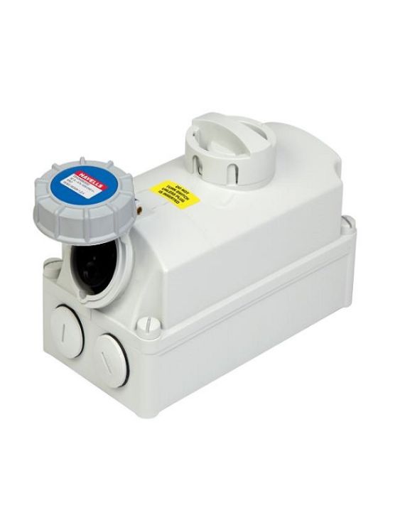 Havells 32A IP67 Industrial Interlocking Socket