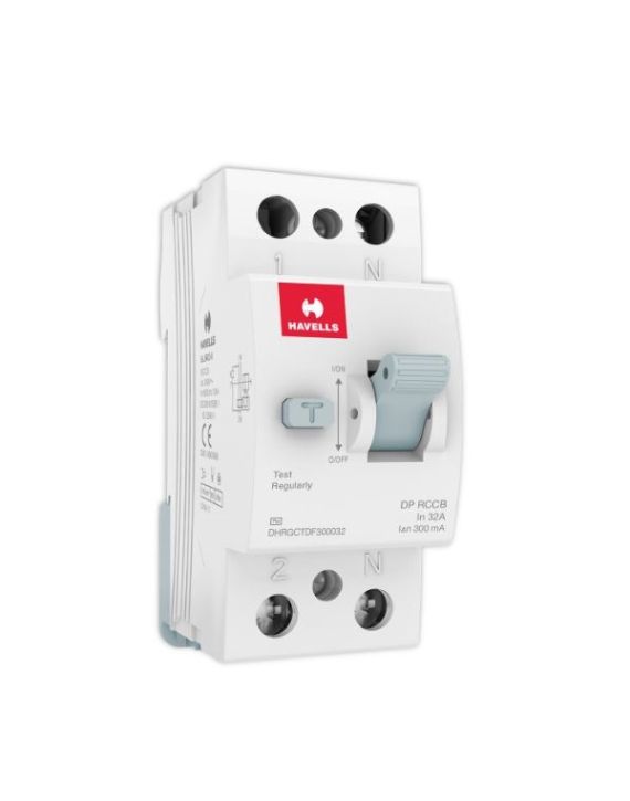 Havells 32A 300mA Double Pole AC Type RCCB