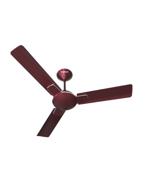 Havells Enticer 900mm Decorative Ceiling Fan 70W 420RPM Maroon Chrome-FHCENSTMAC36