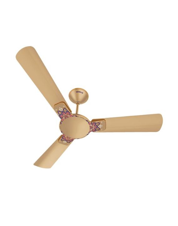Havells Enticer Art Aafreen 1200mm Decorative Ceiling Fan 74W 390RPM Beige-FHCETSTBEG48