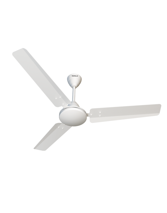 Havells Sam Met 1200mm Regular Ceiling Fan 75W 390RPM Matt White-FHCSVMTMTW48