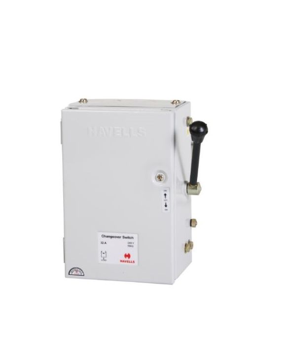 Havells 63A Double Pole Side Handle Onload Changeover Switch