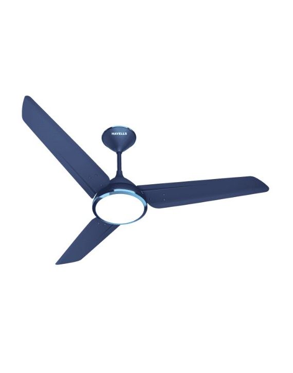 Havells Lumeno 1320mm Premium Underlight Ceiling Fan 80W 280RPM Indigo Blue-FHCLMSTIBL52