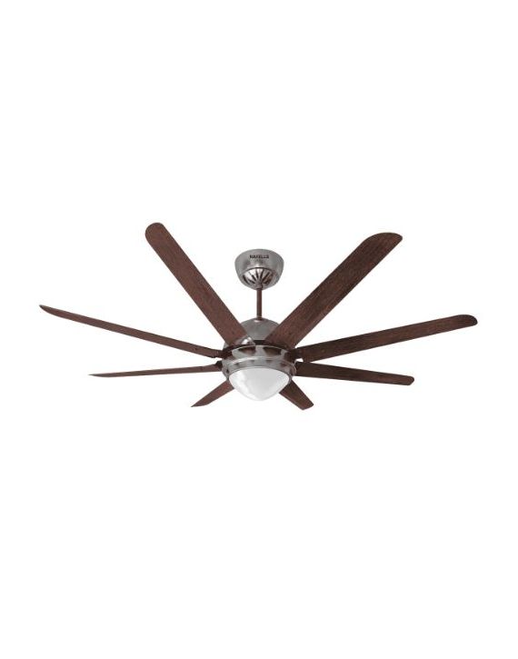 Havells Octet 1320mm Special Finish Ceiling Fan 88W 290RPM Brushed Nickel-FHCOCSTBSN52