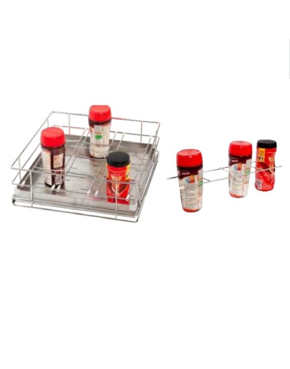 Hilife Stainless Steel Bottle Partition Kitchen Organizer-BPRT-5x20-Inch-SS-202G