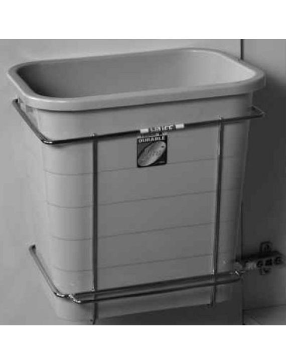 Hilife Stainless Steel Door Mounted Dustbin-12x9x12-Inch-SS-304G