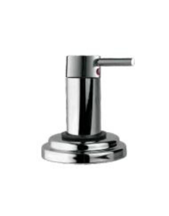 Hindware Flora Exposed Part Kit Of Flush Cock With Sleeve Handle & Adjustable Wall Flange-F280052-Chrome