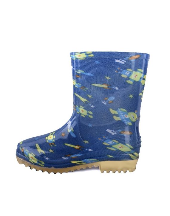 Hillson Igloo Print Blue Size 22 Kids Gumboots