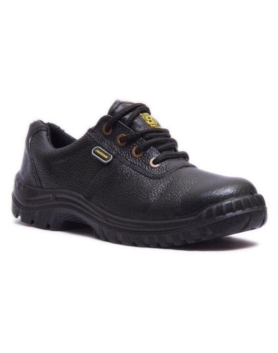 Hillson Jaguar Black Size 9 ISI Approved Single Density Leather Safety Shoe