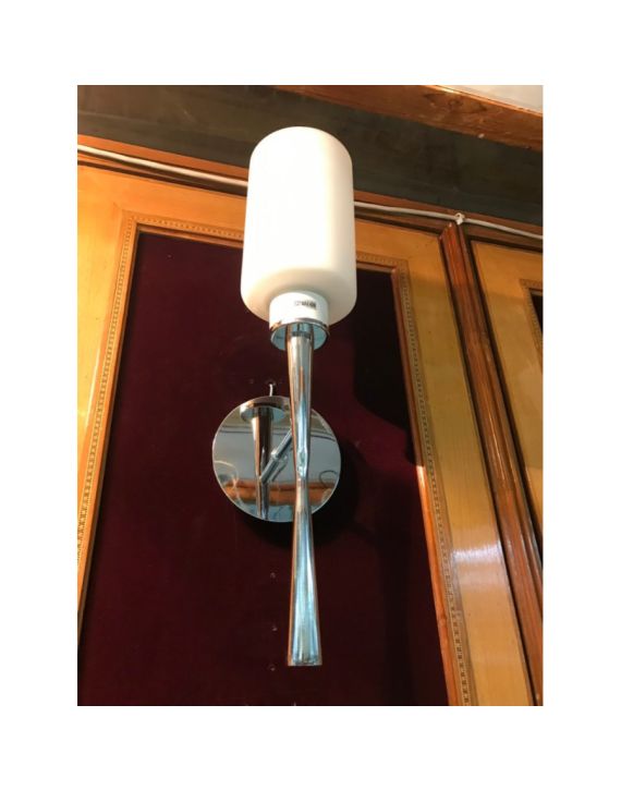 Imperial Glass Steel 40W Modern Single Wall Lamps-MB8136-G