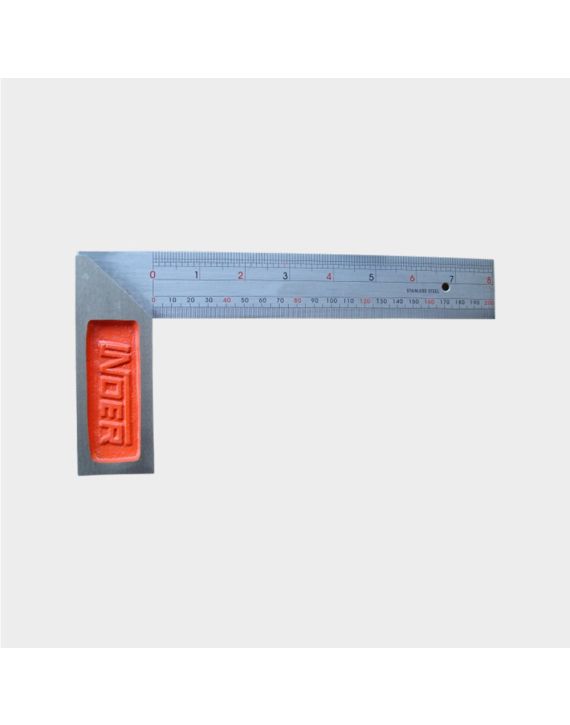 Inder 6Inch Stainless Steel Blade Try Square P-124A