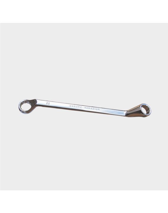 Inder 20x22mm Bi-Hexagon Ring Spanner Elliptical Type (Full Polished) CRV P-832