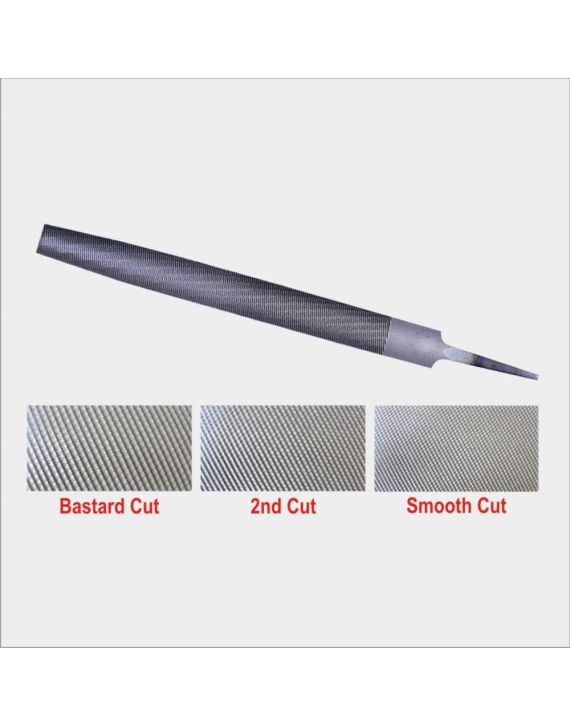 Inder 300mm 2nd Cut Half Round File P-922E