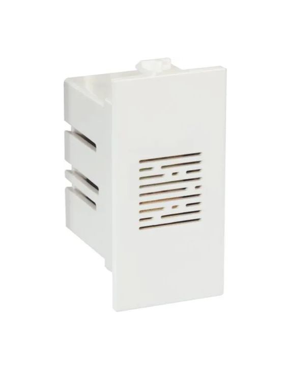 Indoasian Elvira Buzzer 230V-White-1 Module 800140