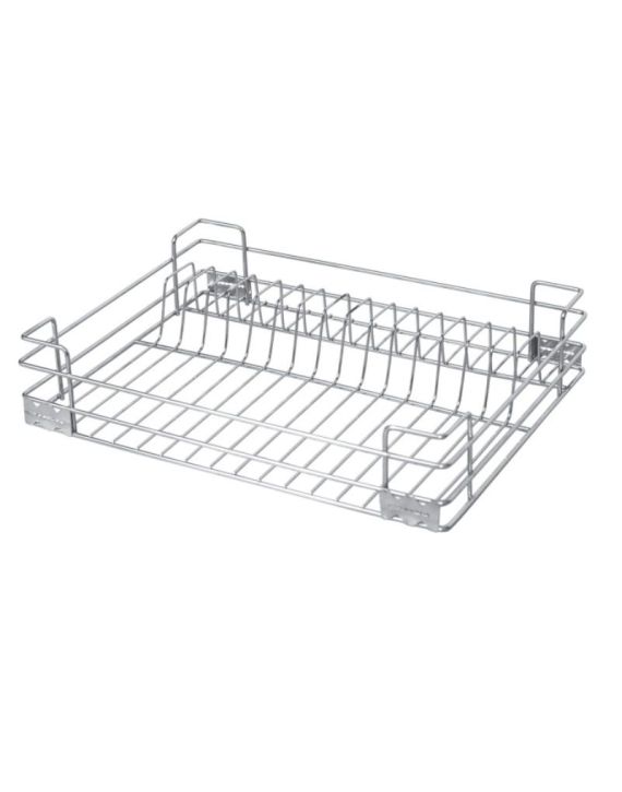 Iris Colors 15x18x4Inch Stainless Steel Cup and Saucer Basket