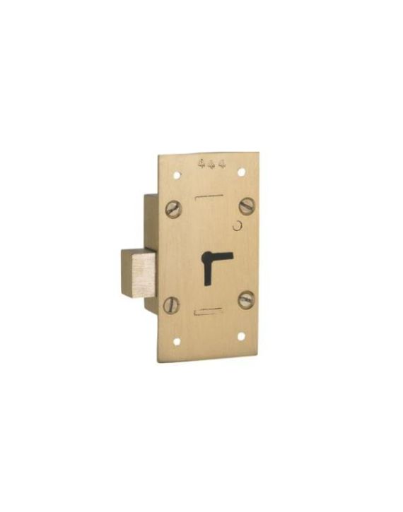 Jainson 75mm Brass Almira 4 Levers Internal Furniture Lock-Brass Finish-129