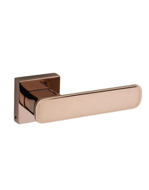 Jainson Saga Loaf Rose Mortise Handle Lock Combo Set-PVD Rose Gold Finish-540