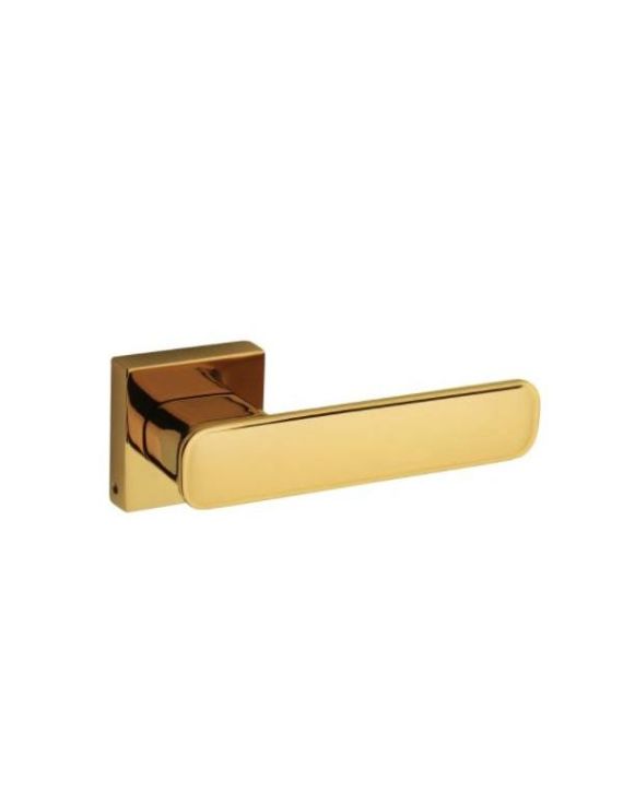 Jainson Saga Loaf Rose Mortise Handle Lock Combo Set-PVD Gold Finish-543