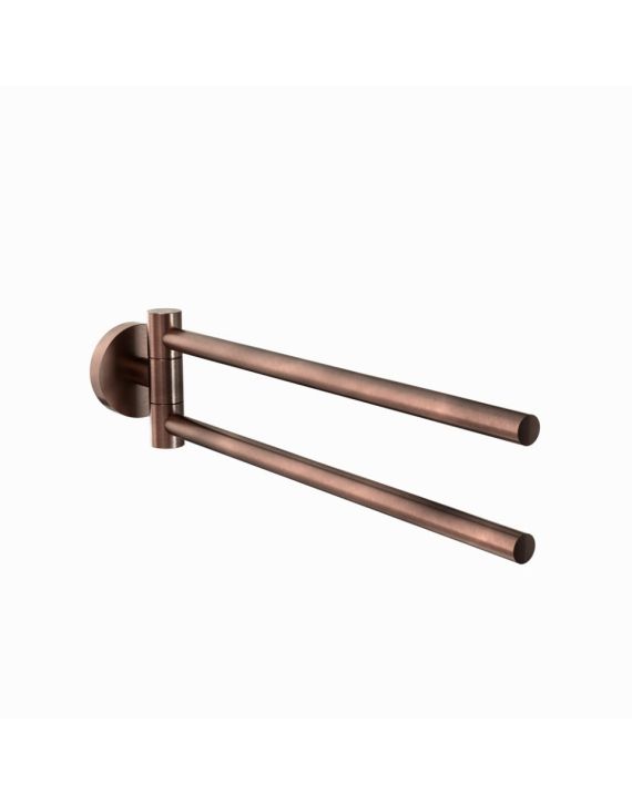 Jaquar Continental Swivel Towel Holder Twin Type Antique Copper Finish - ACN-ACR-1115S