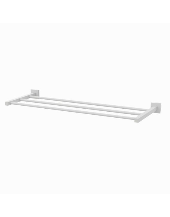 Jaquar Kubix Prime Towel Rack 600mm Long White Matt Finish - AKP-WHM-35781PFS