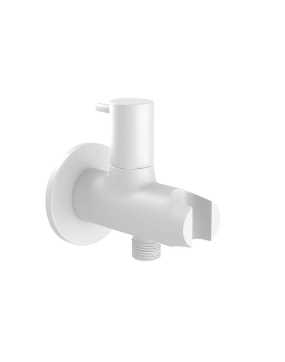 Jaquar Round Wall Outlet White Matt Finish - ALD-WHM-591R