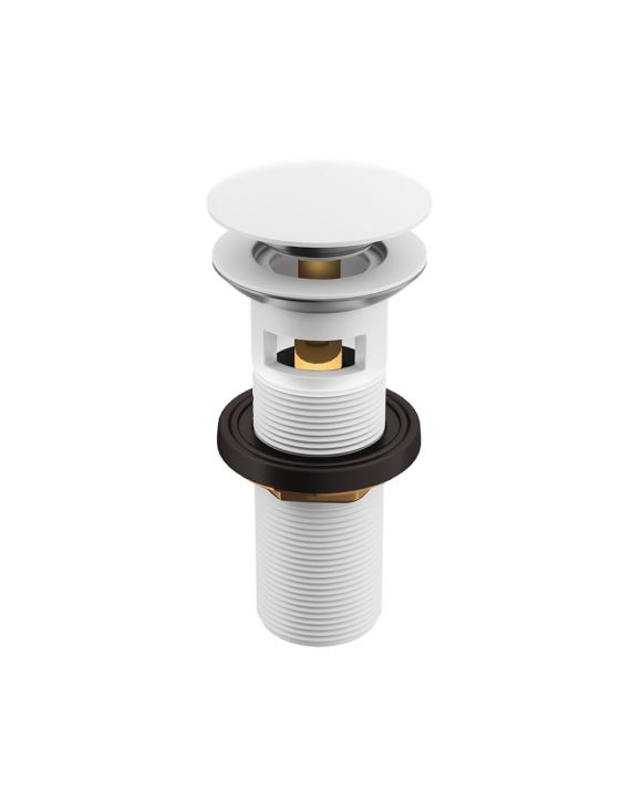 Jaquar Click Clack Half Thread Waste Coupling White Matt Finish - ALD-WHM-729L130