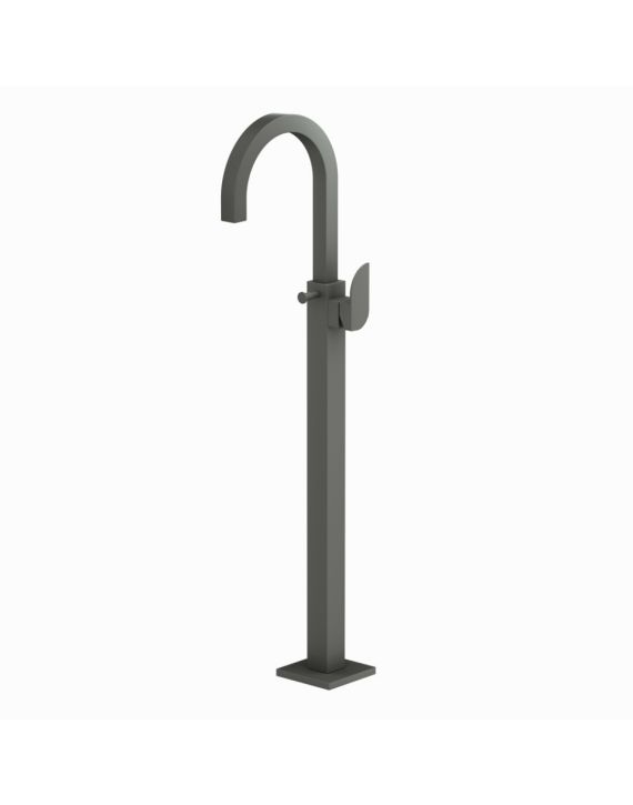 Jaquar Alive Exposed Parts of Floor Mounted Single Lever Bath Mixer Graphite Finish - ALI-GRF-85121K