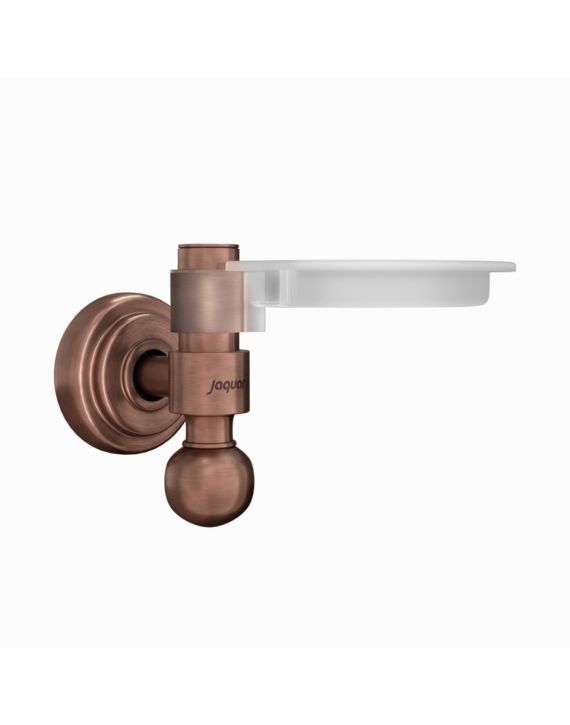 Jaquar Queen's Soap Dish Polycarbonate Antique Copper Finish - AQN-ACR-7733