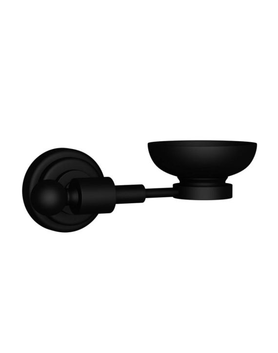 Jaquar Queen's Soap Dish holder Black Matt Finish - AQN-BLM-7731