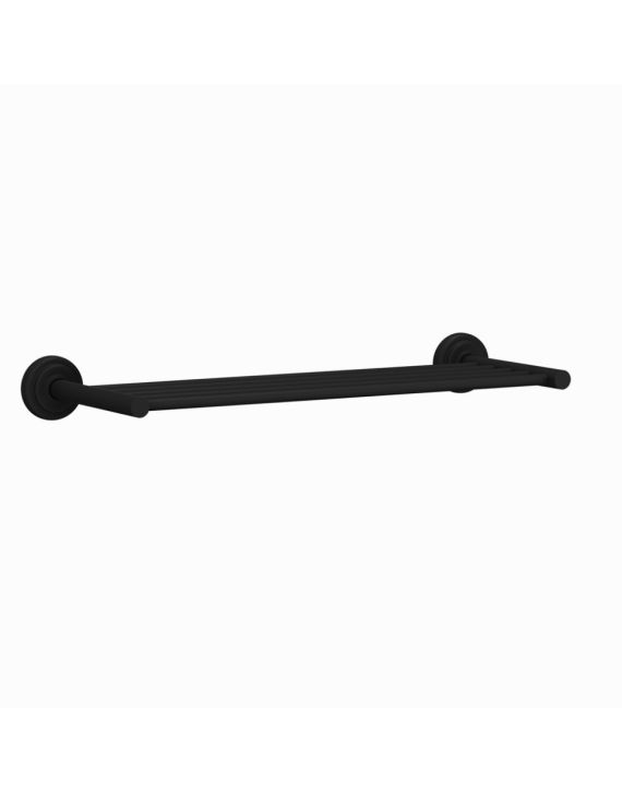 Jaquar Queen's Towel Rack Black Matt Finish - AQN-BLM-7781A