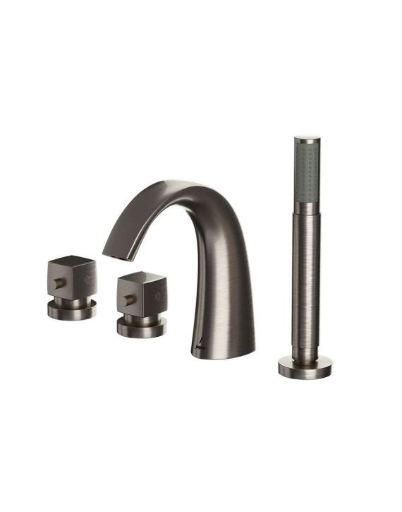 Jaquar Thermostatic Bath and Shower Mixer Stainless Steel Finish - ARC-SSF-87677